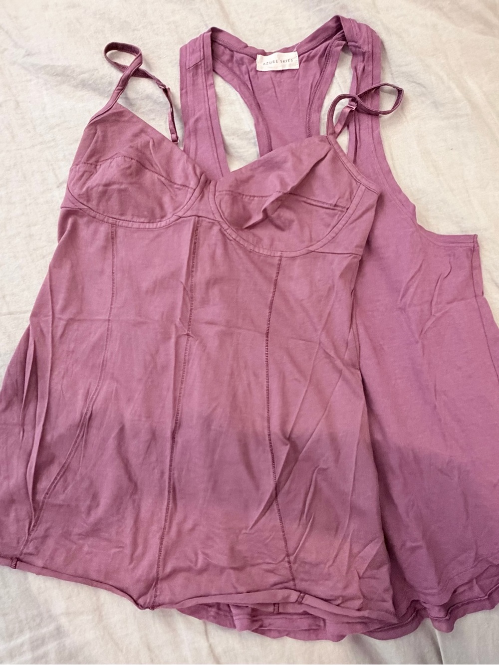 Wilfred Dusty Mauve Corset-like Tank set